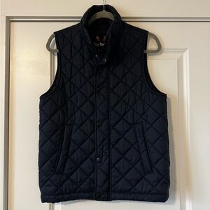 Barbour Men's Dark Blue Quilted Vest